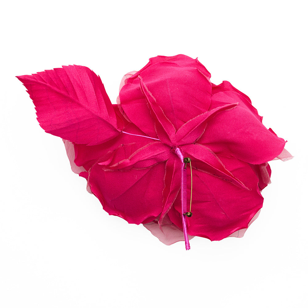 Harriet anstruther fuchsia pink corsage back