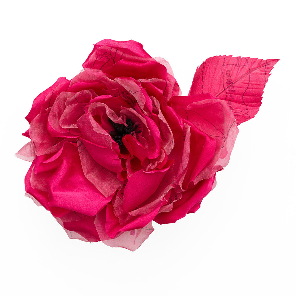 Harriet anstruther fuchsia pink corsage front