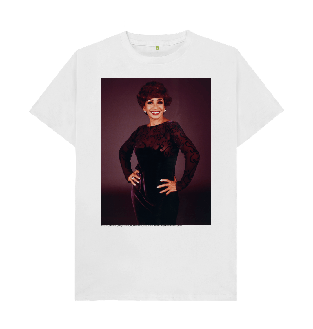 White printed t shirt front