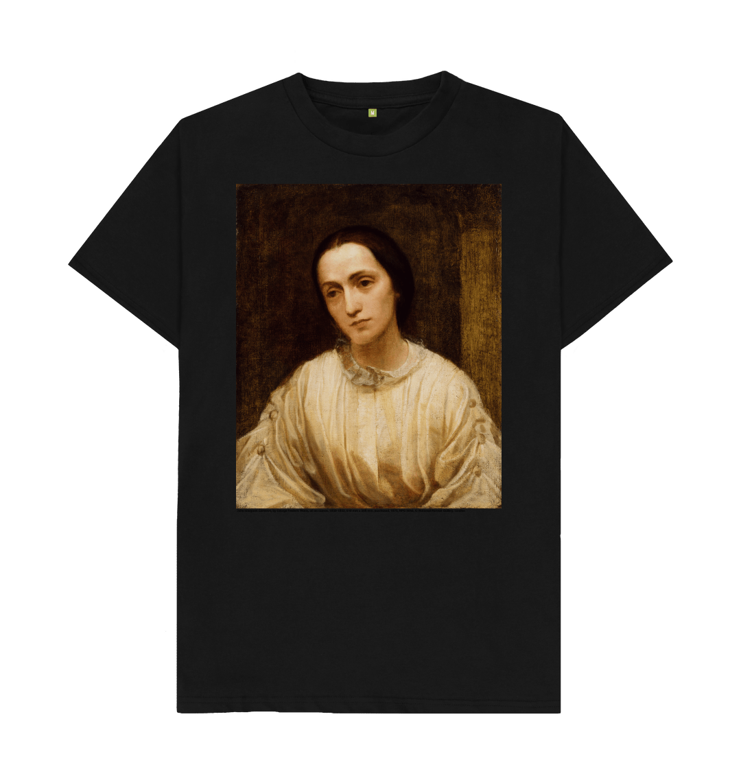 Black printed t shirt front