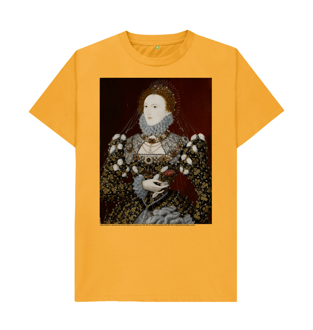 Mustard printed t shirt front