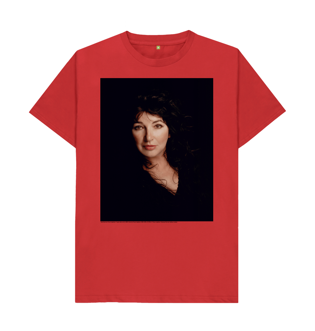Red printed t shirt front