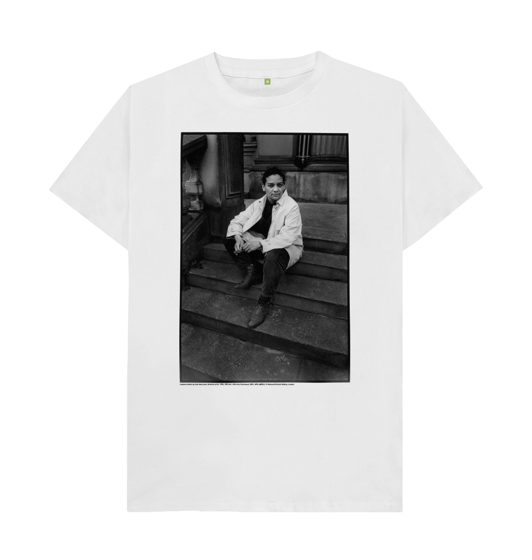 White printed t shirt front