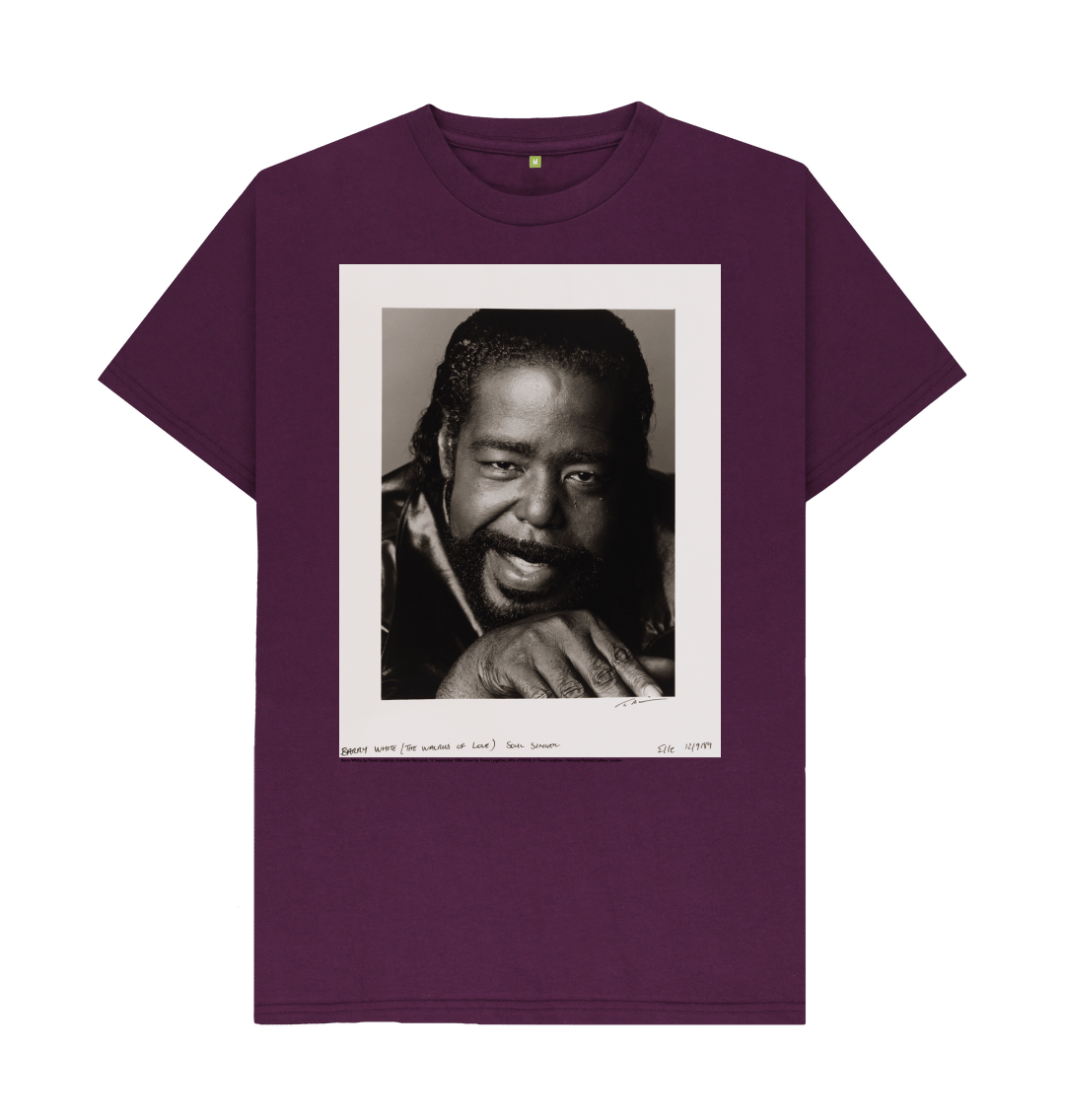 Purple printed t shirt front