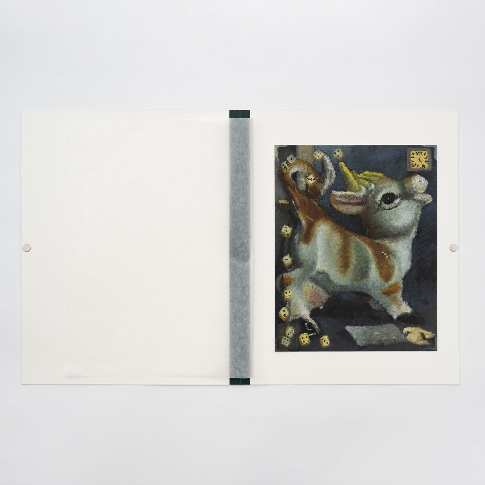 Issy wood ox hunger folio open
