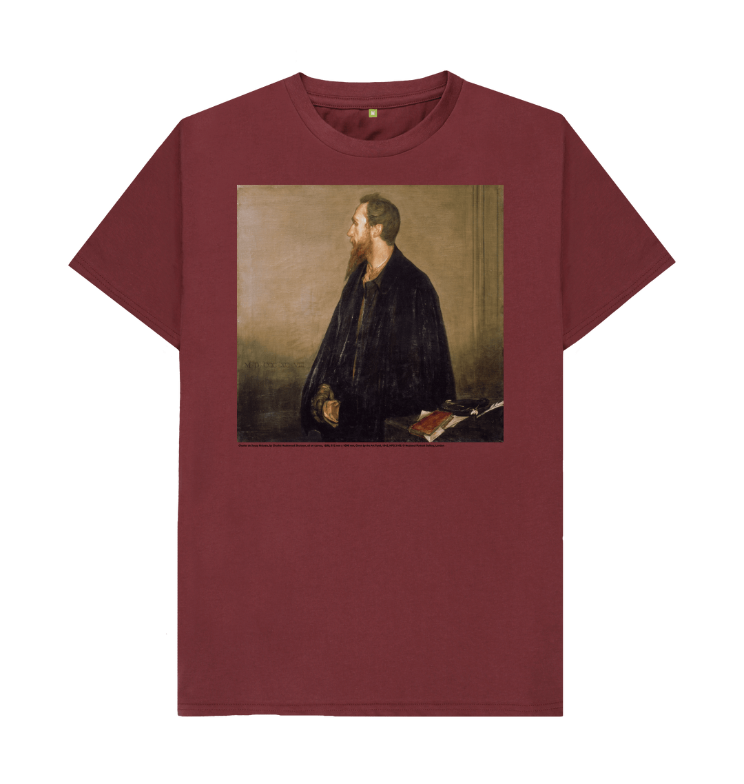Red wine printed t shirt front