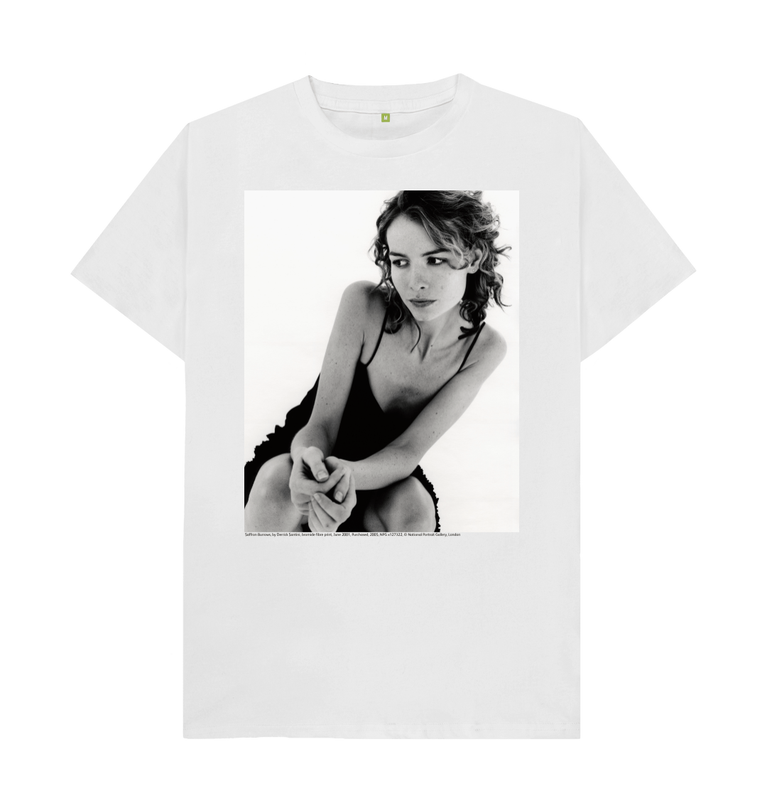 White printed t shirt front