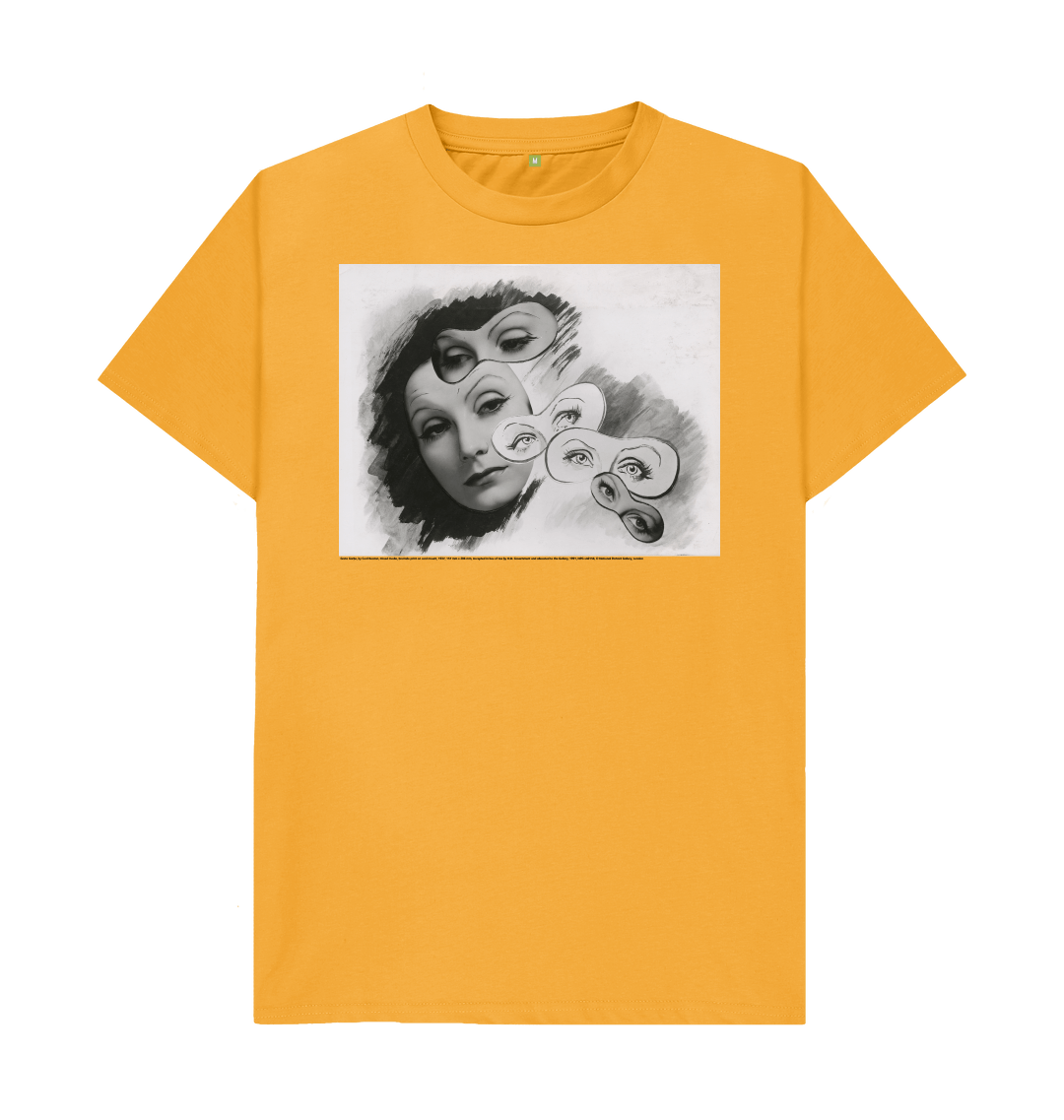 Mustard printed t shirt front