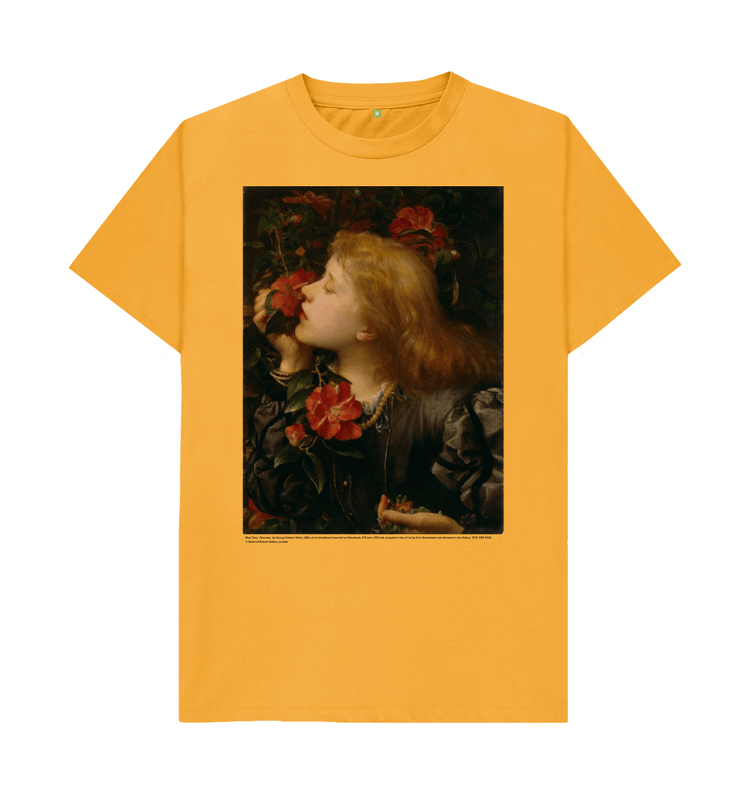 Mustard printed t shirt front
