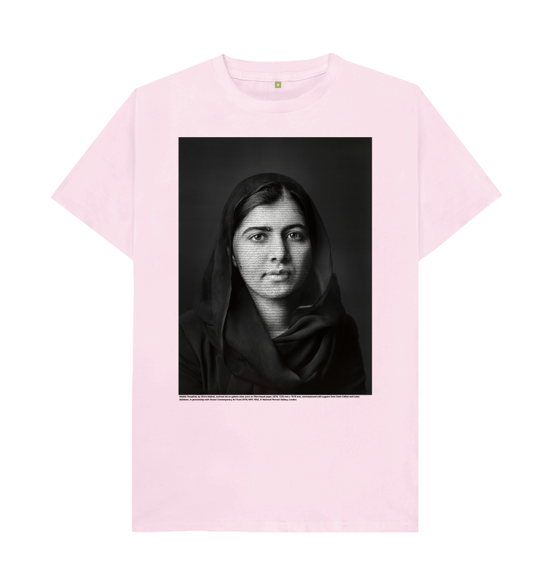 Pink printed t shirt front