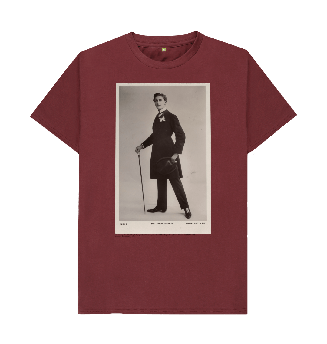 Red wine printed t shirt front