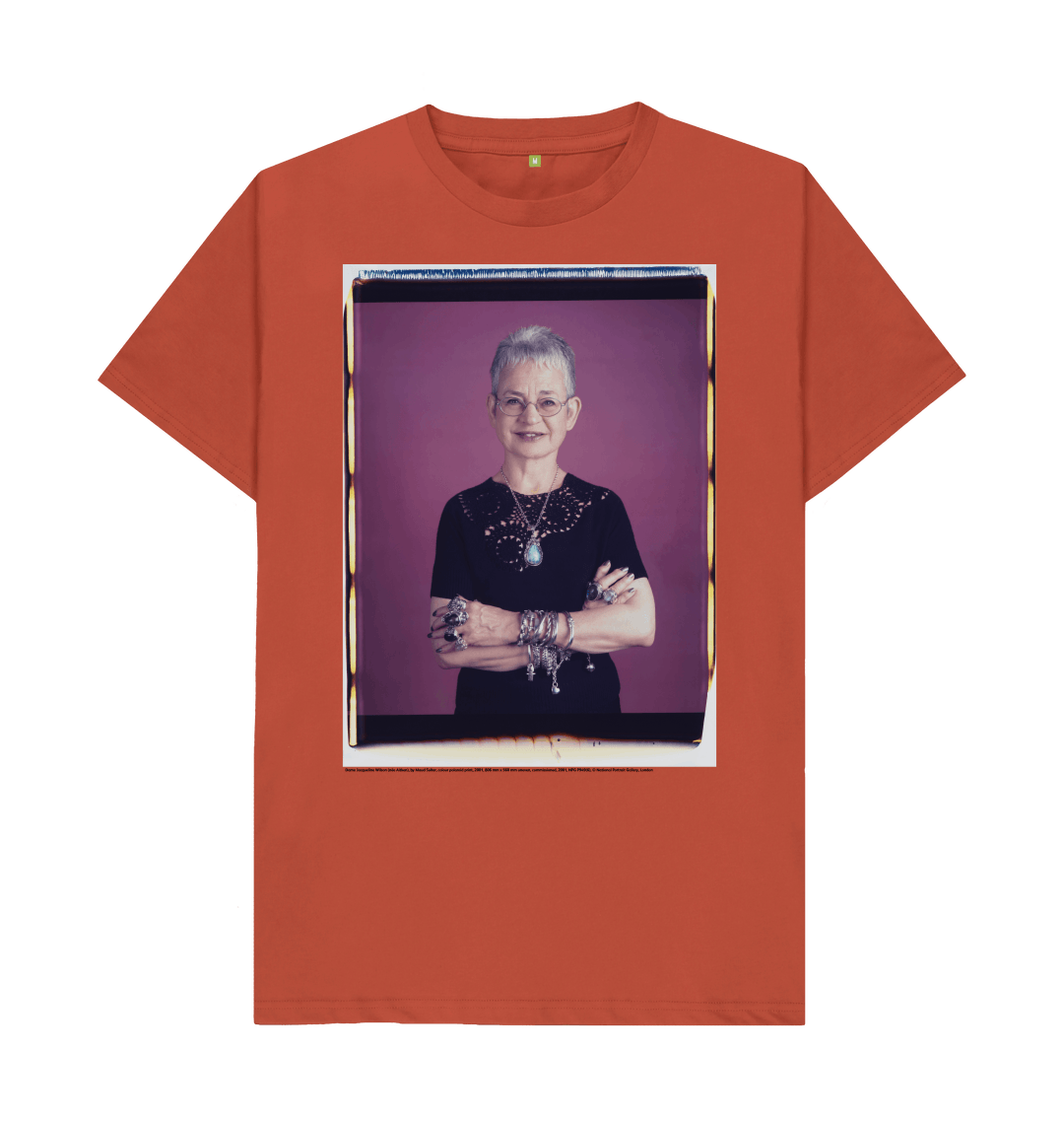 Rust printed t shirt front
