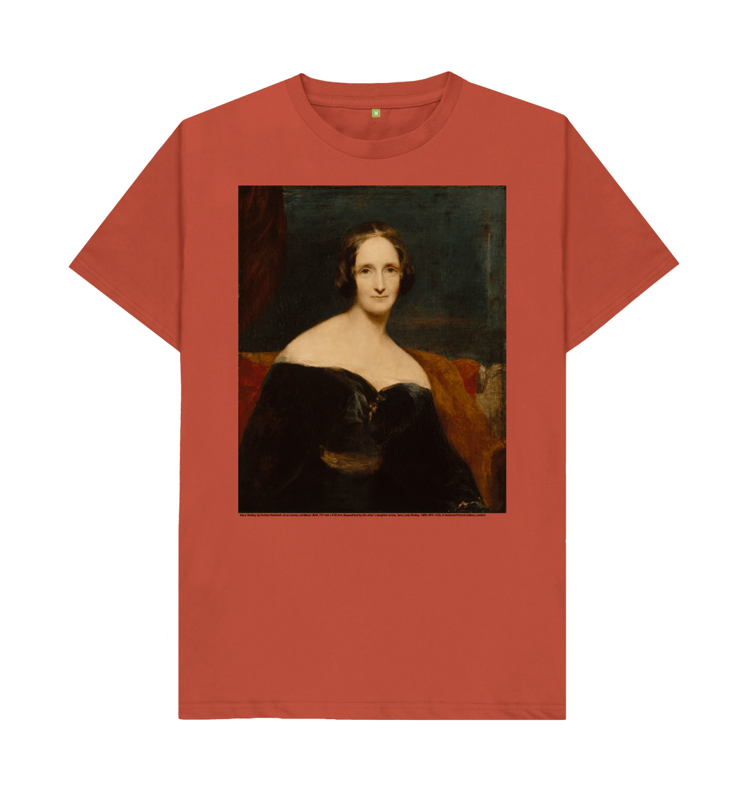 Rust printed t shirt front
