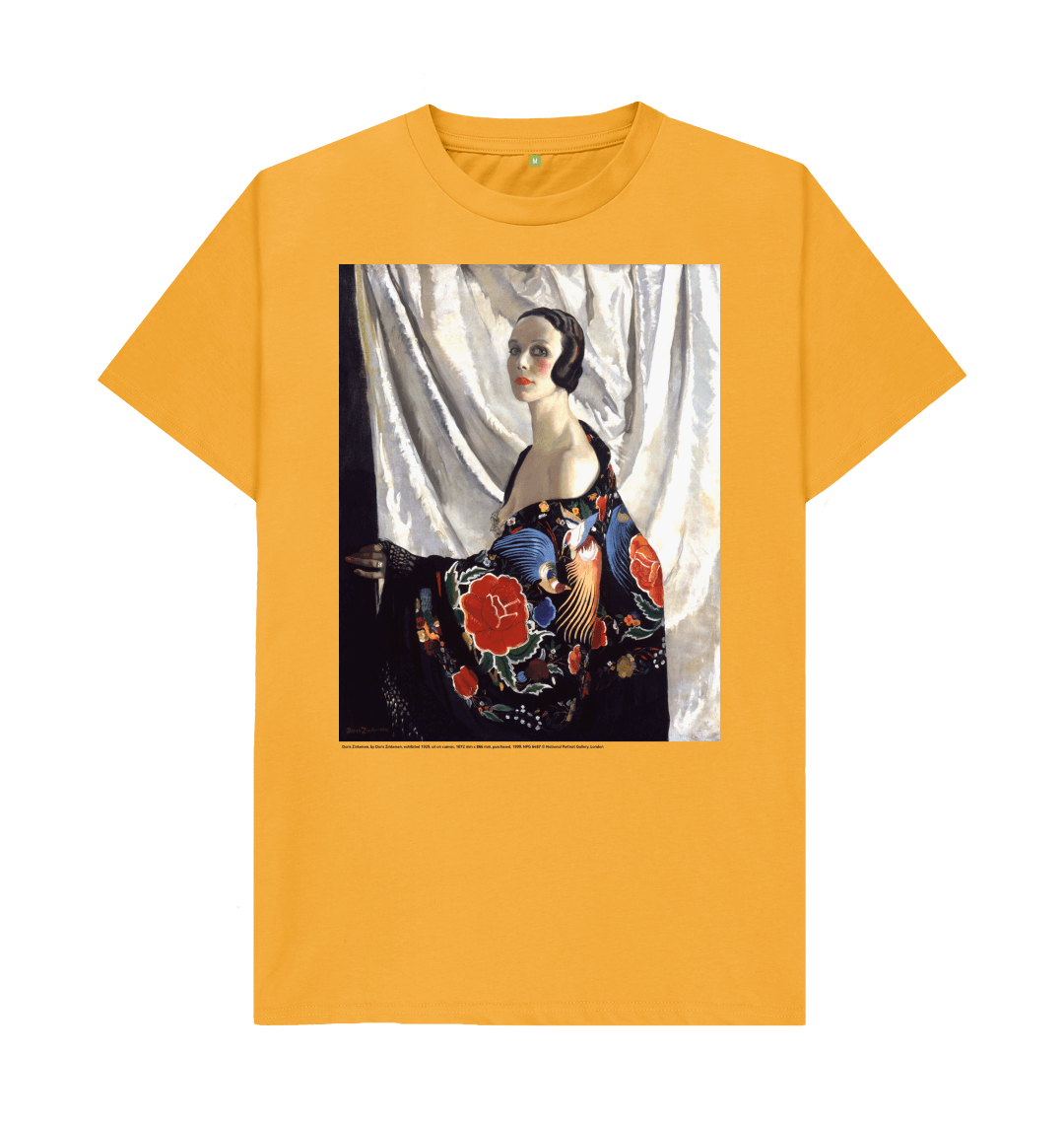 Mustard printed t shirt front