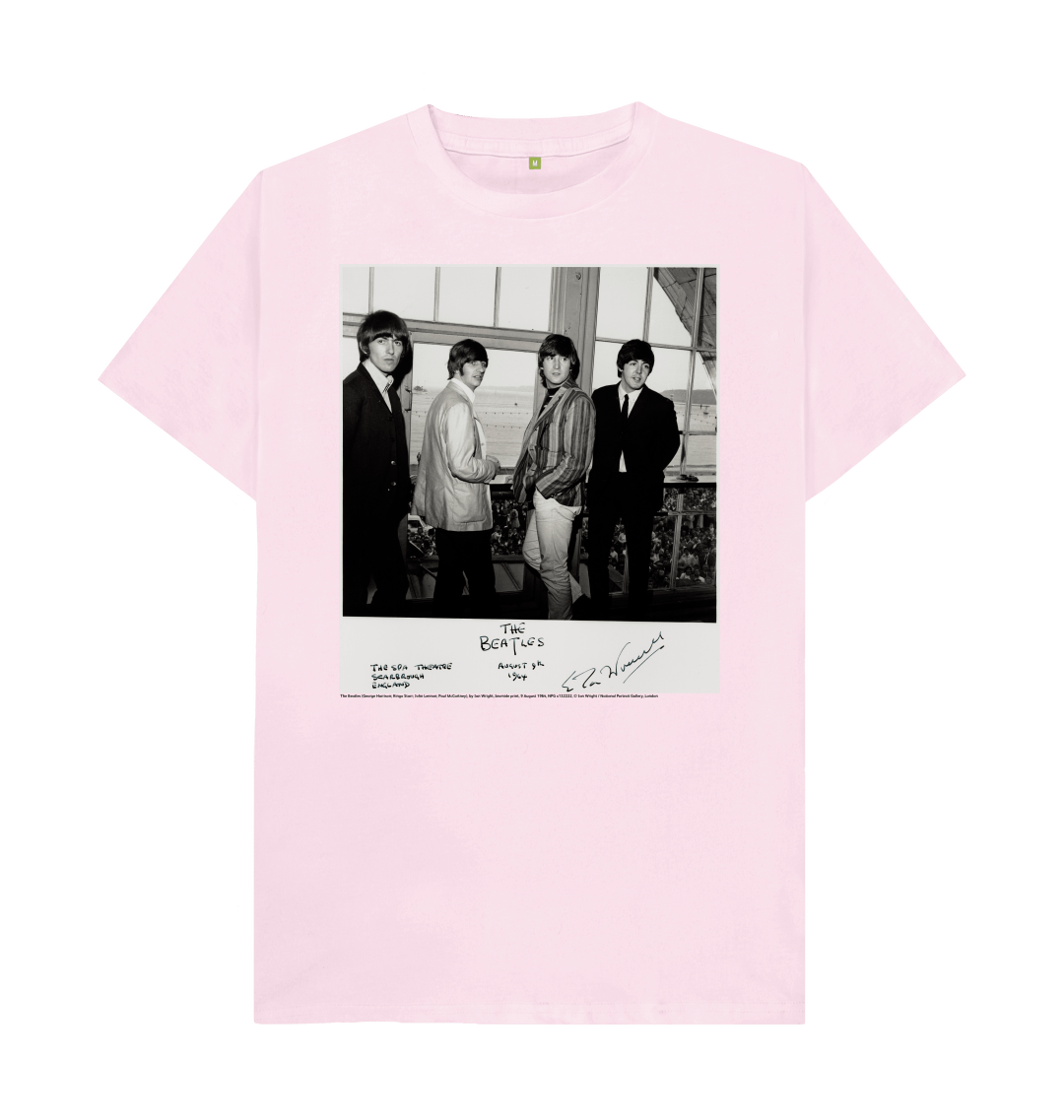 Pink printed t shirt front