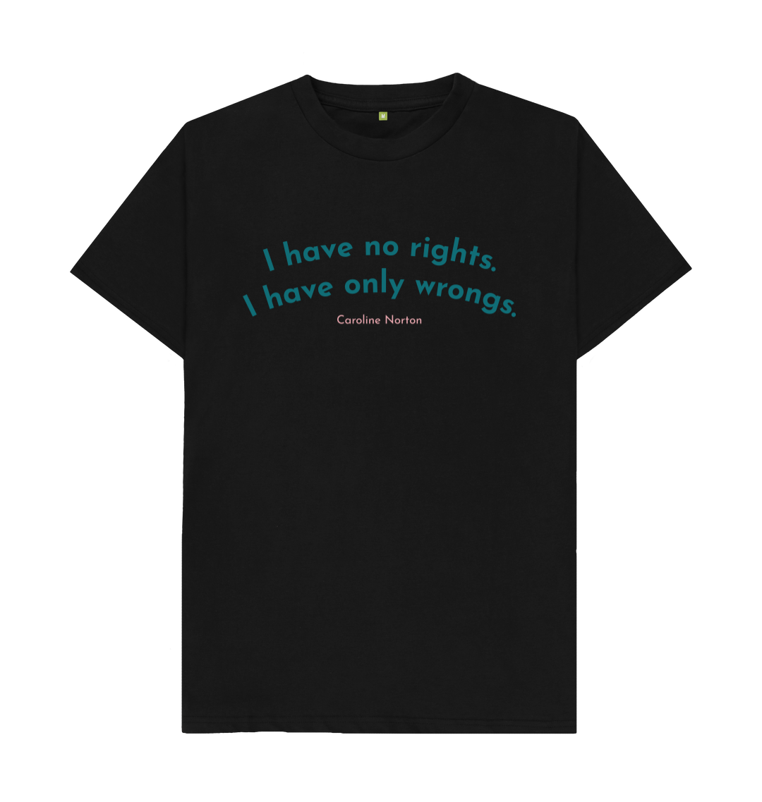 Black printed t shirt front