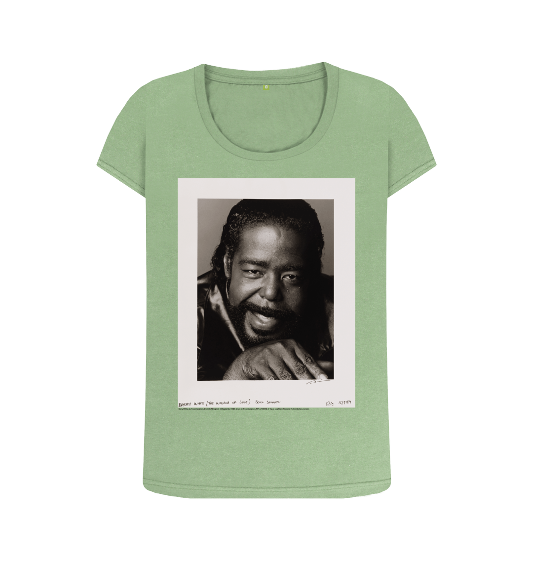 Sage printed t shirt front