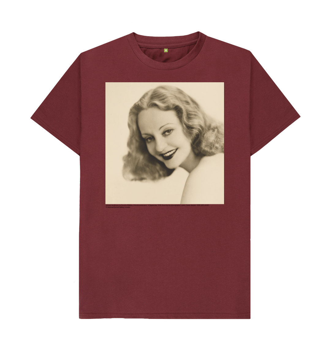 Red wine printed t shirt front