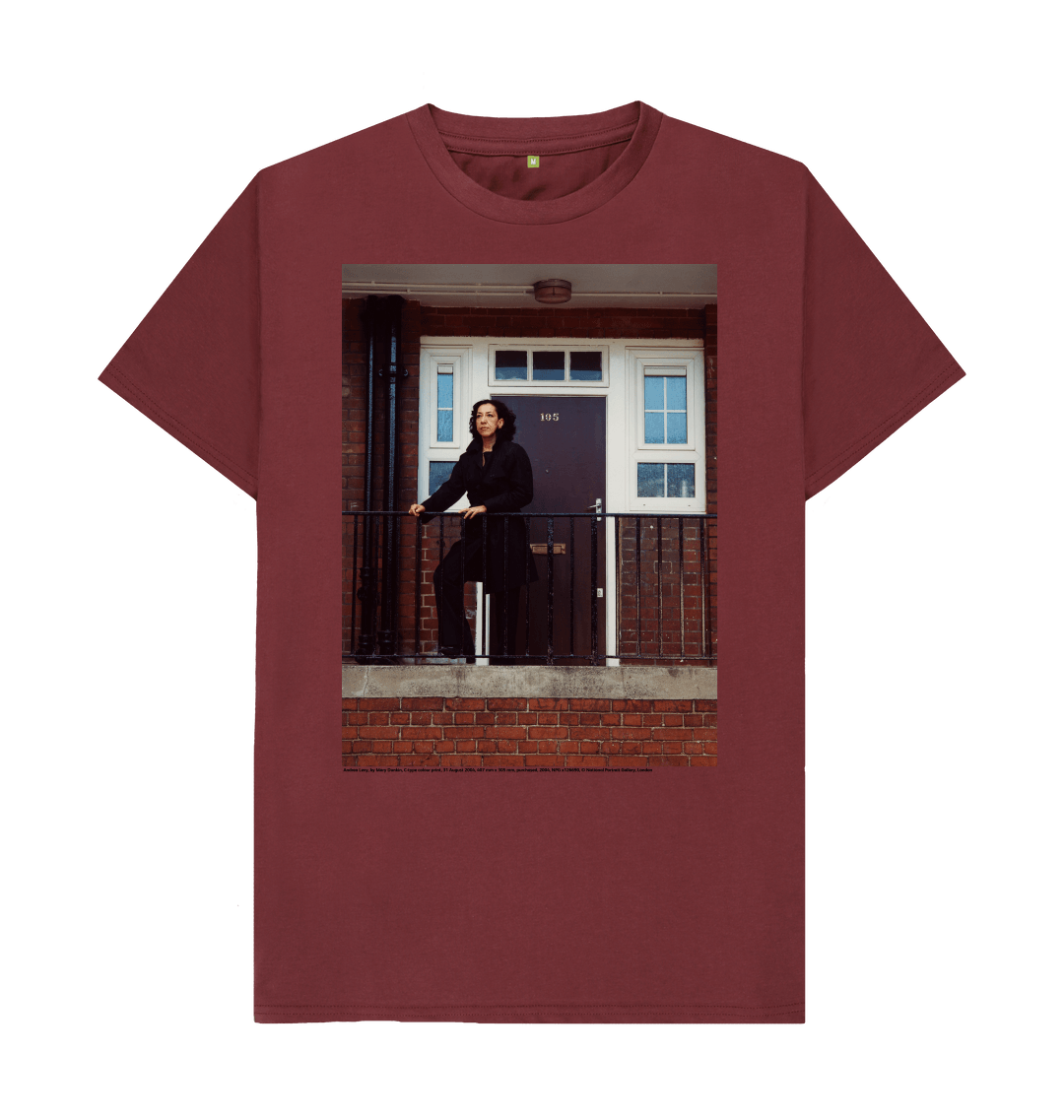 Red wine printed t shirt front