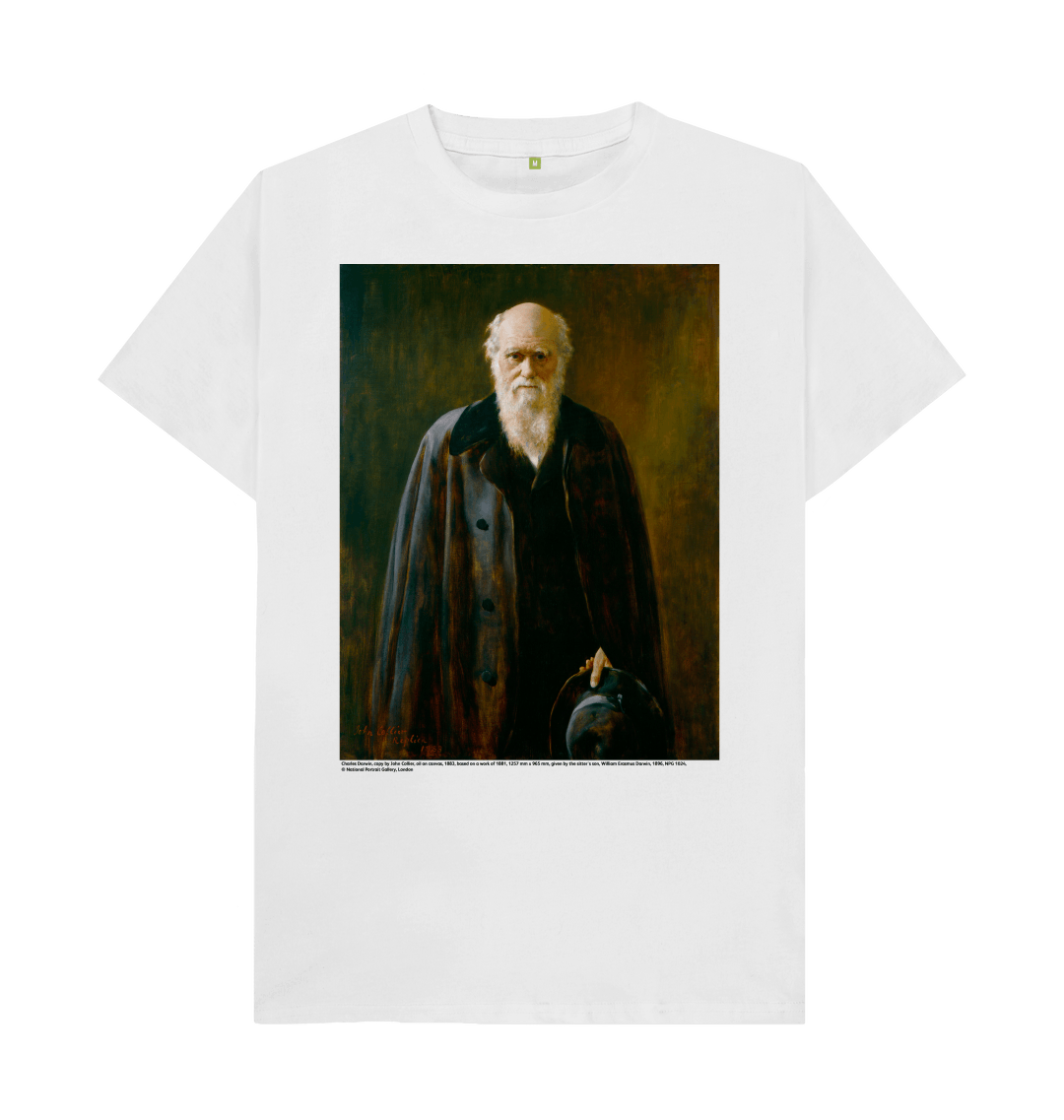 White printed t shirt front