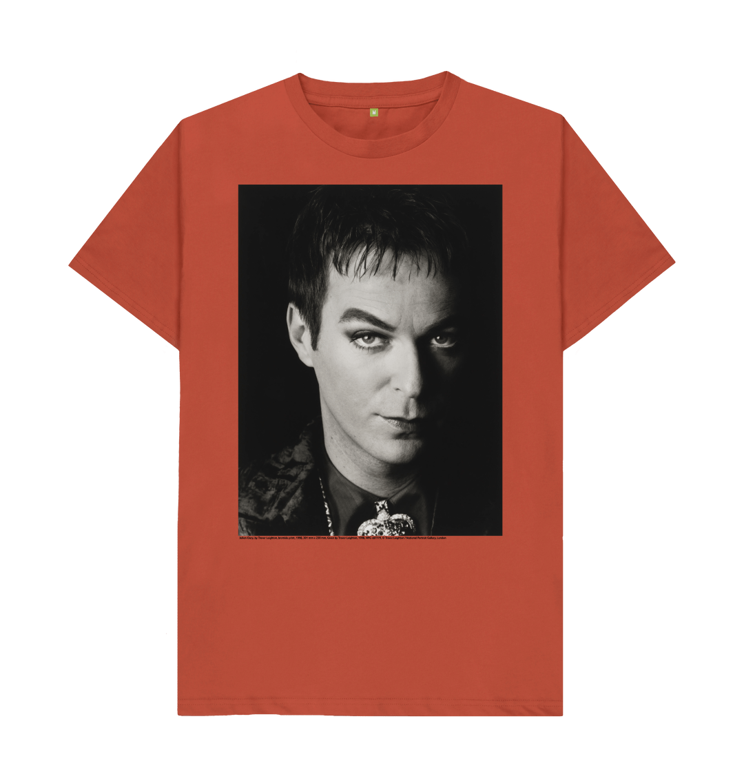 Rust printed t shirt front