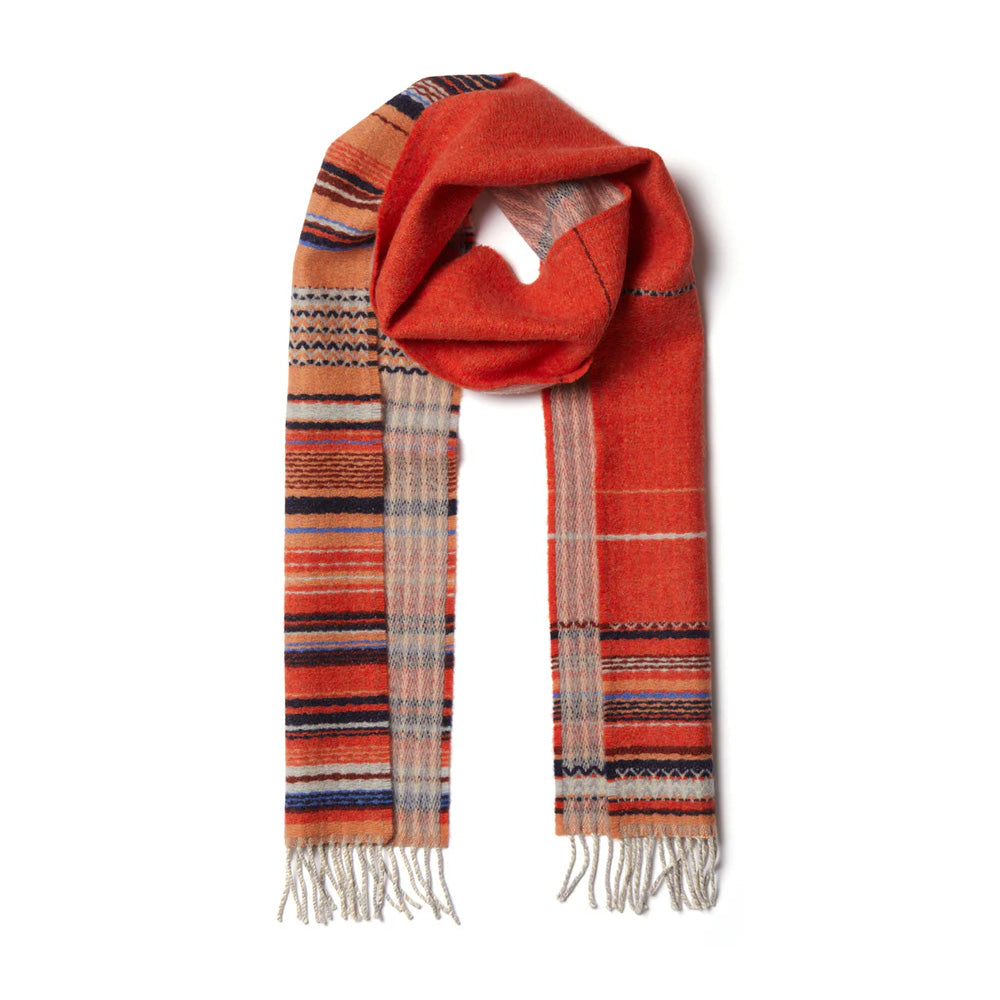 Lavanda flame lambswool scarf