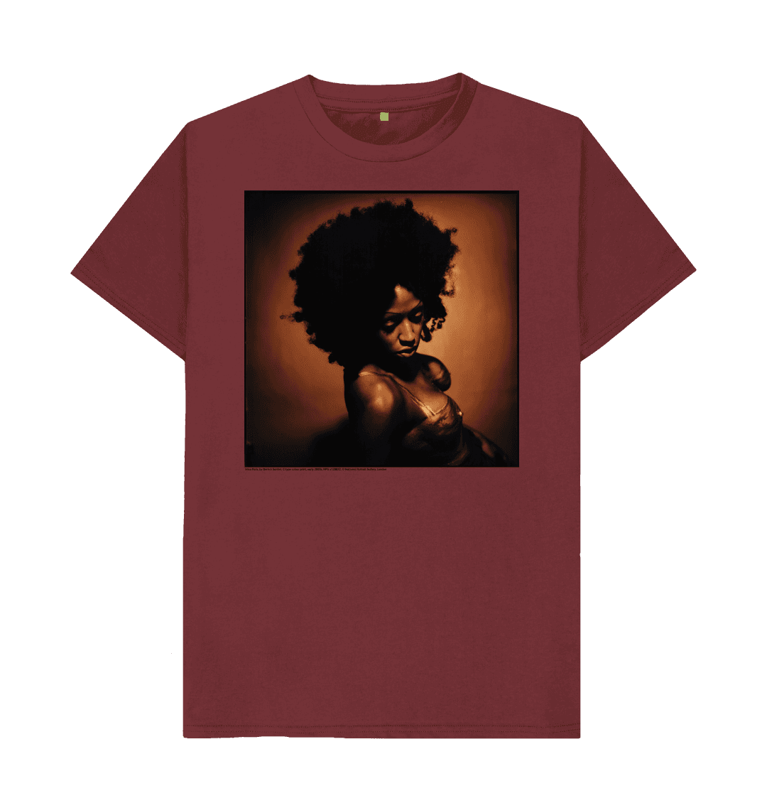 Red wine printed t shirt front