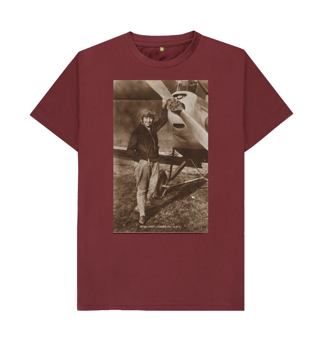 Red wine printed t shirt front