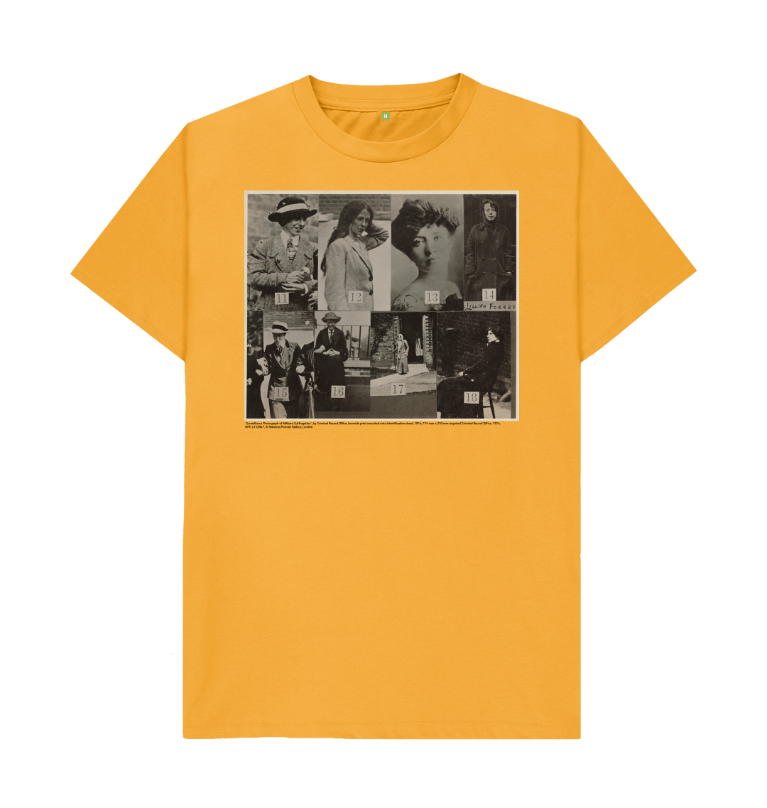Mustard printed t shirt front