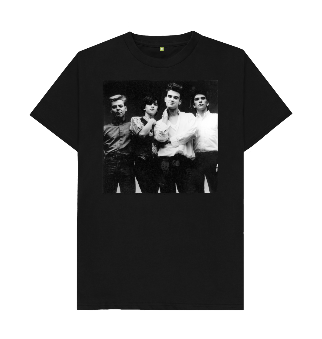 Black printed t shirt front