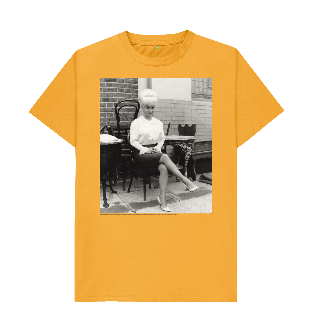 Mustard printed t shirt front