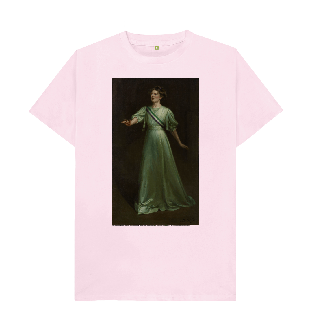 Pink printed t shirt front