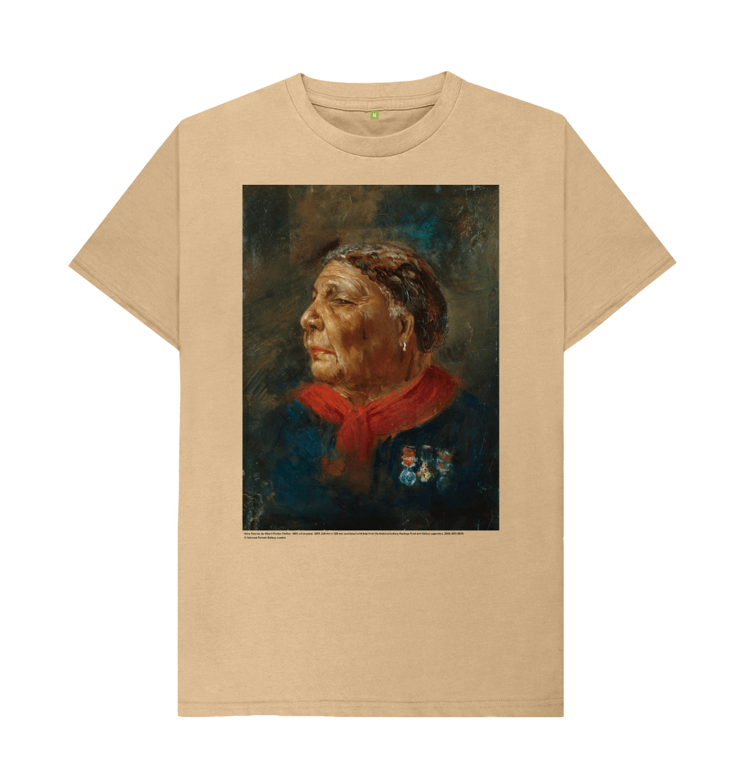Sand printed t shirt front