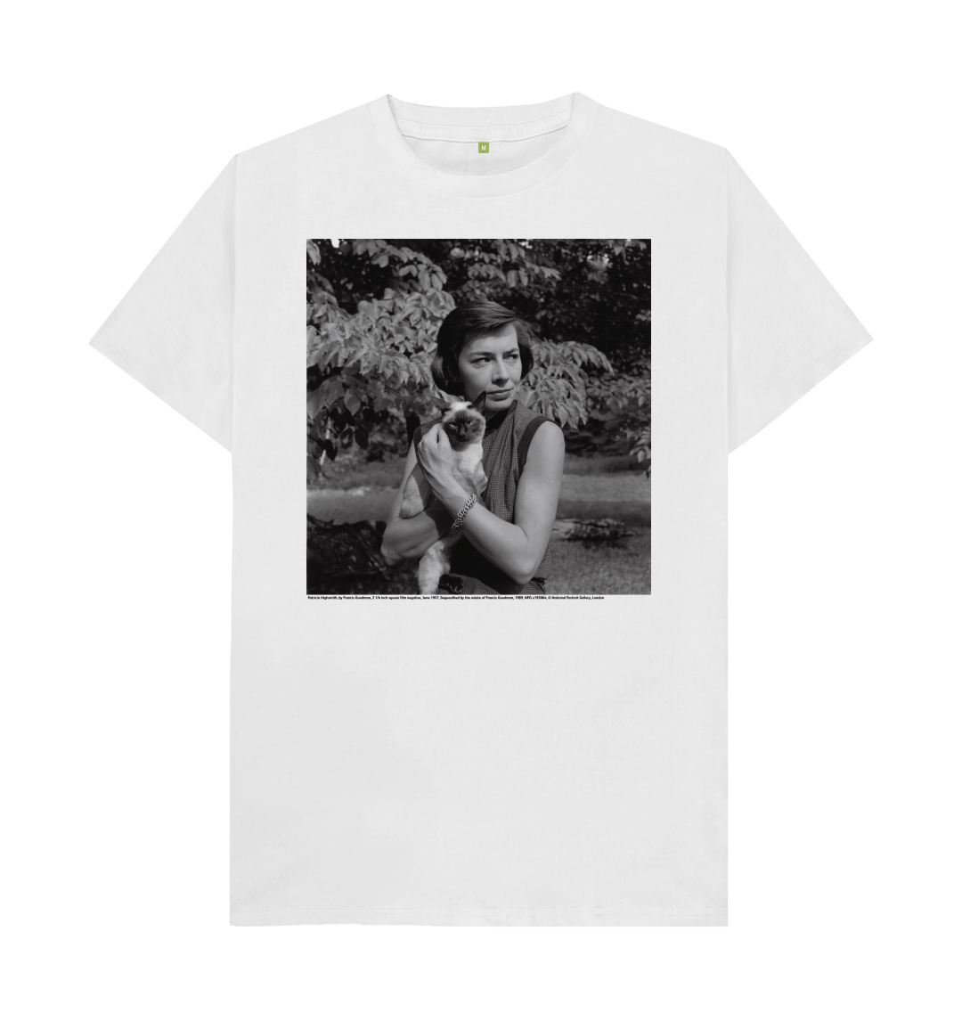 White printed t shirt front