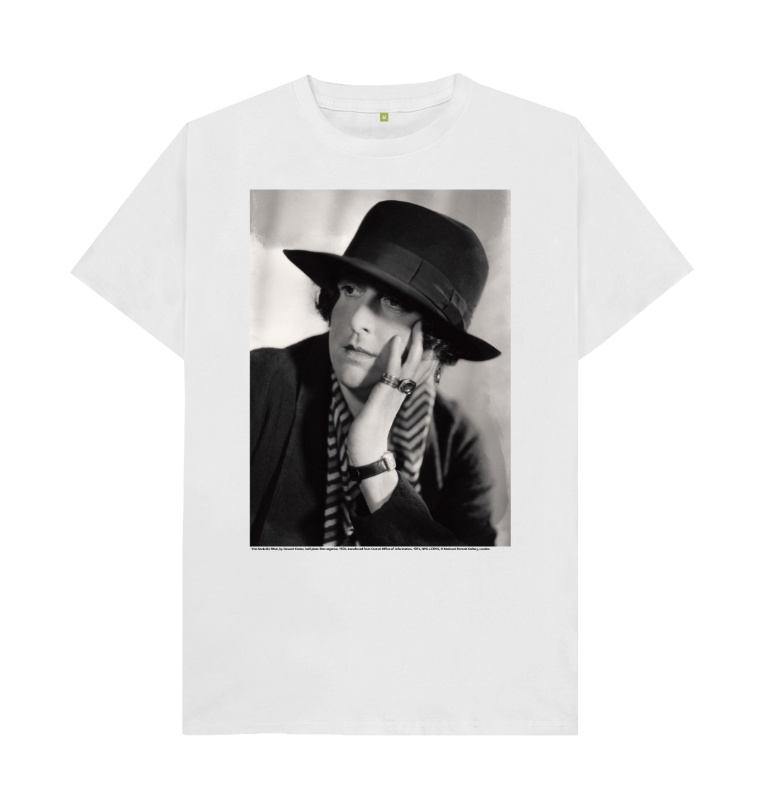 White printed t shirt front