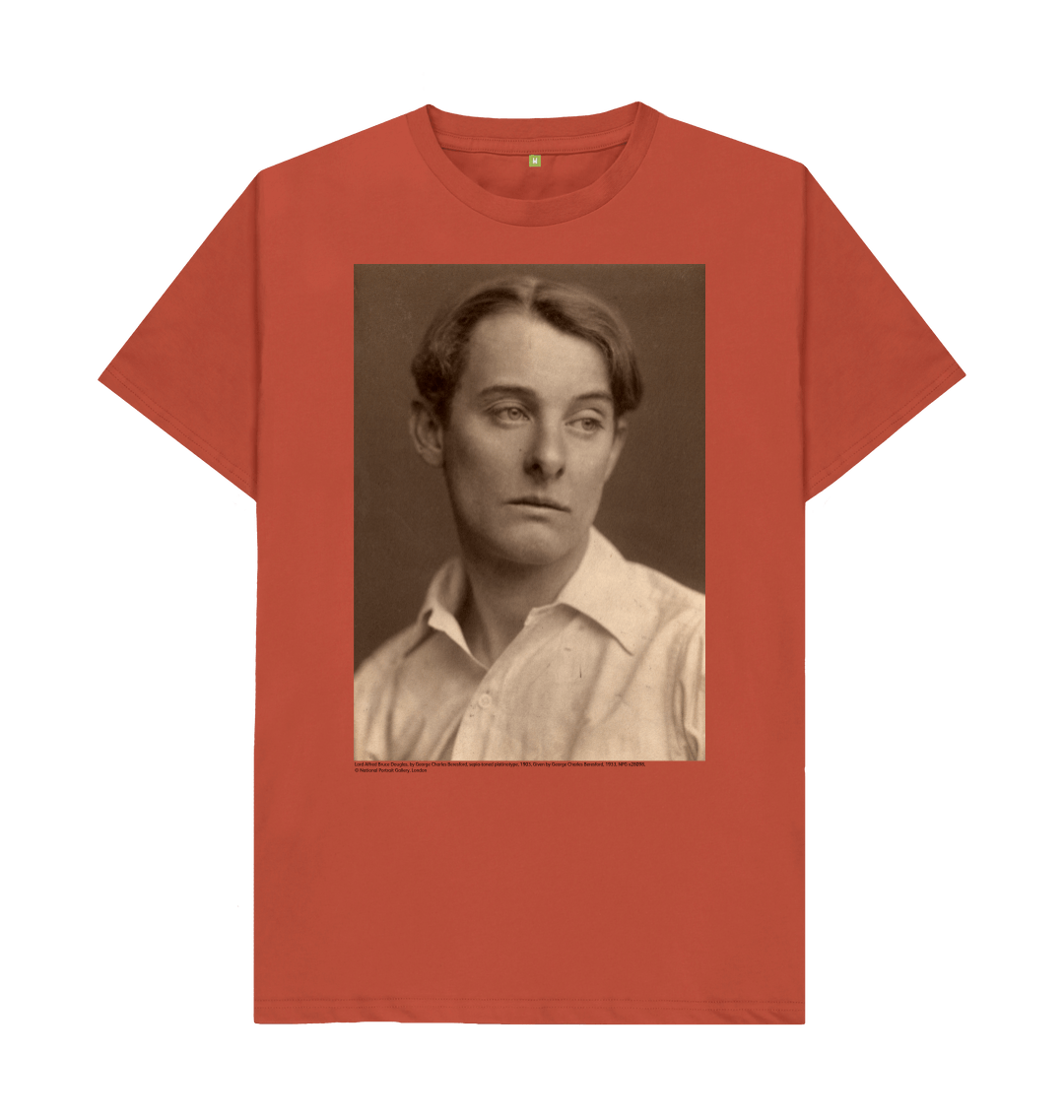 Rust printed t shirt front