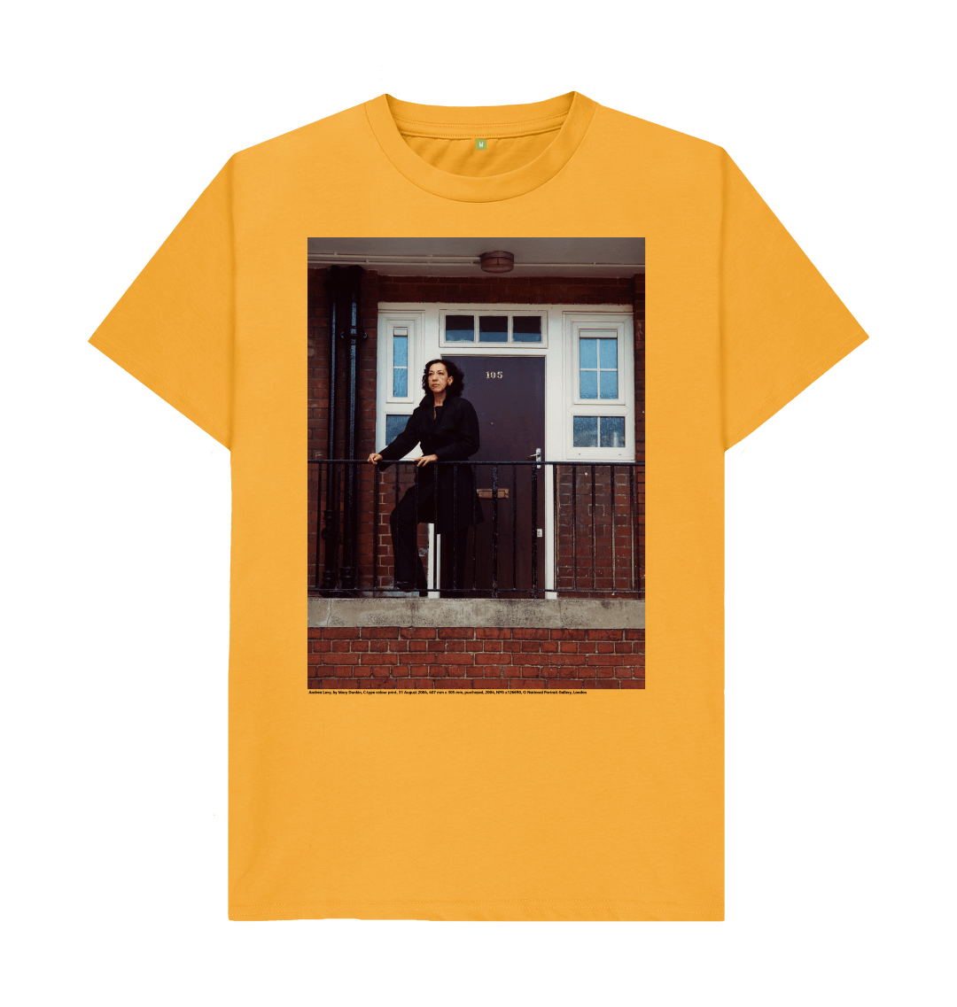 Mustard printed t shirt front
