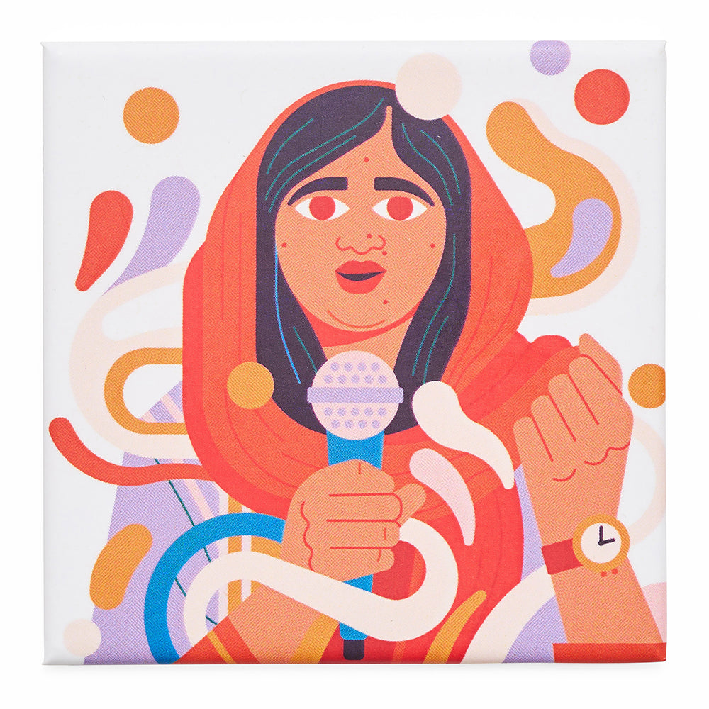 Malala yousafzai owen davey magnet