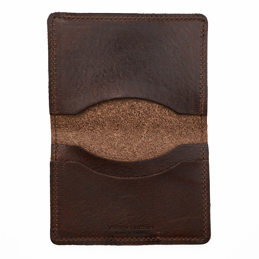 Missouri card holder dark brown interior