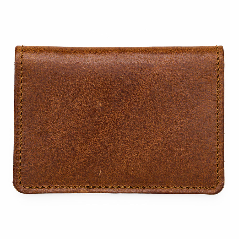 Missouri card holder tan brown back