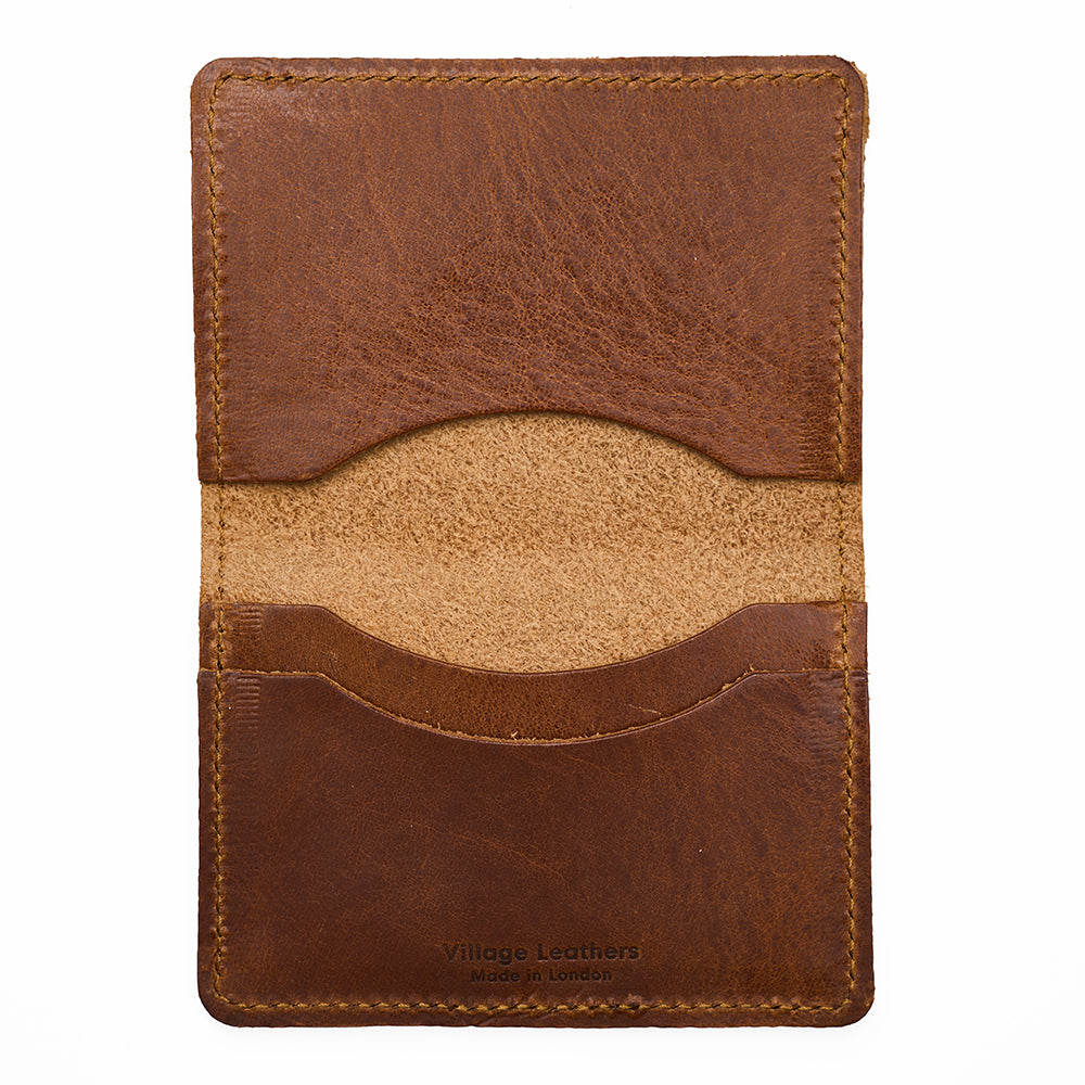 Missouri card holder tan brown interior