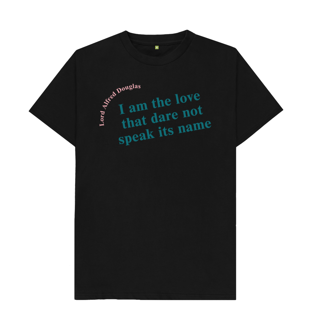 Black printed t shirt front