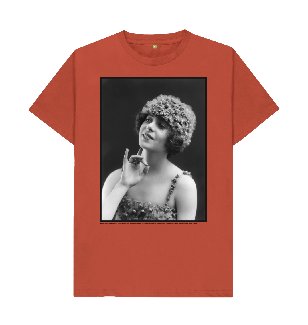 Rust printed t shirt front