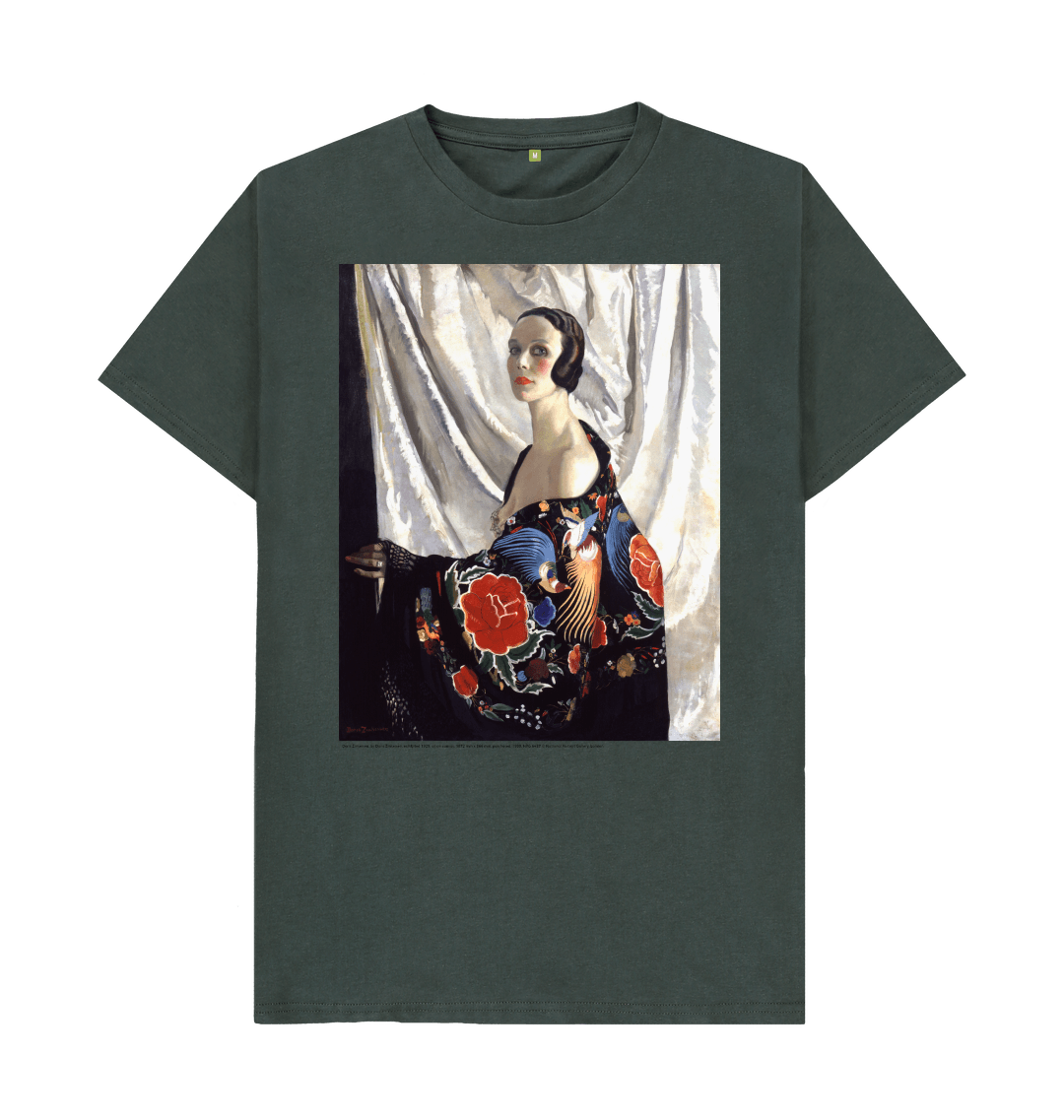 Dark grey printed t shirt front