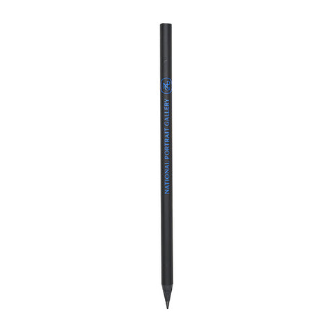 Black pencil with the National Portrait Gallery logo in blue.