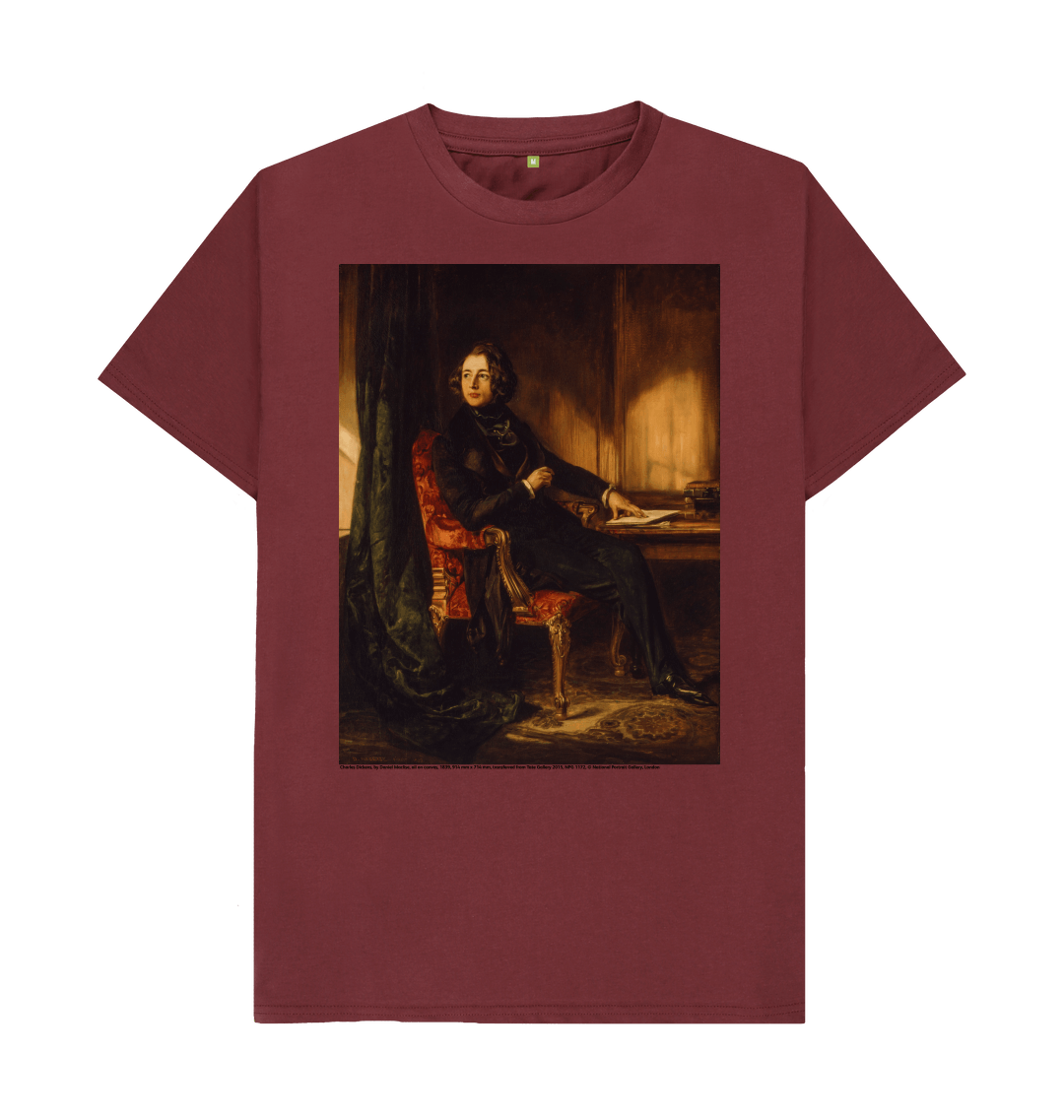 Red wine printed t shirt front