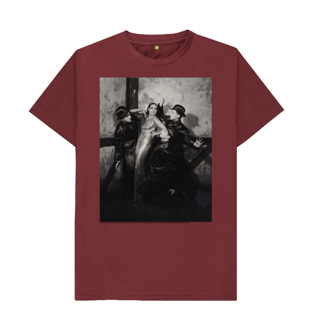 Red wine printed t shirt front