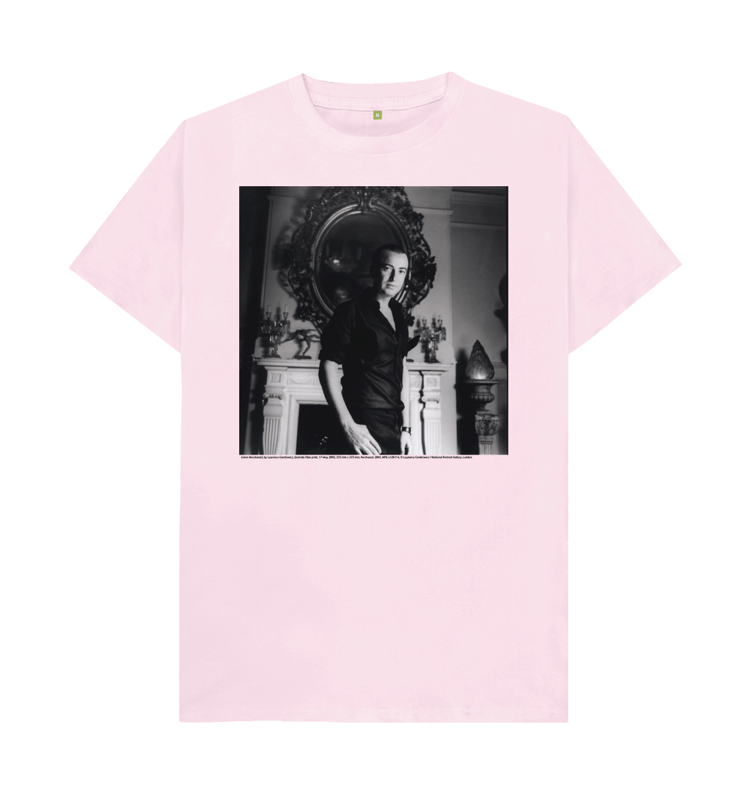 Pink printed t shirt front