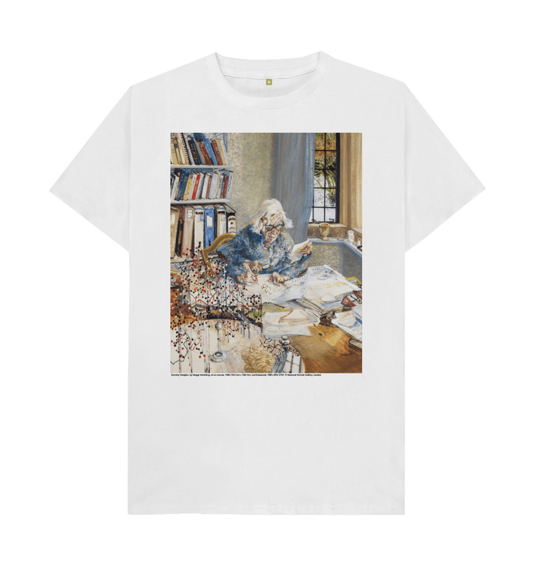 White printed t shirt front