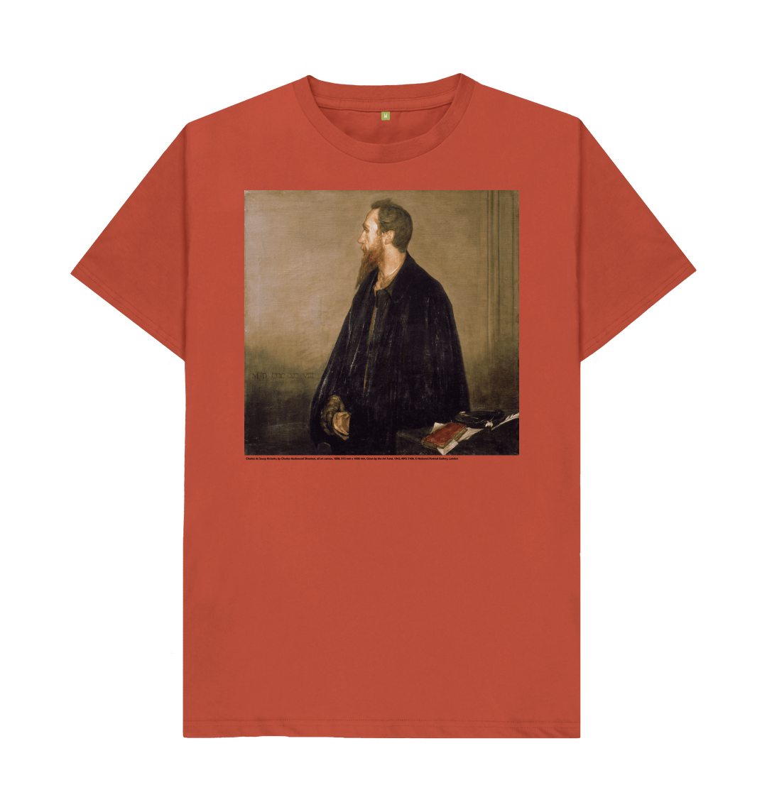 Rust printed t shirt front